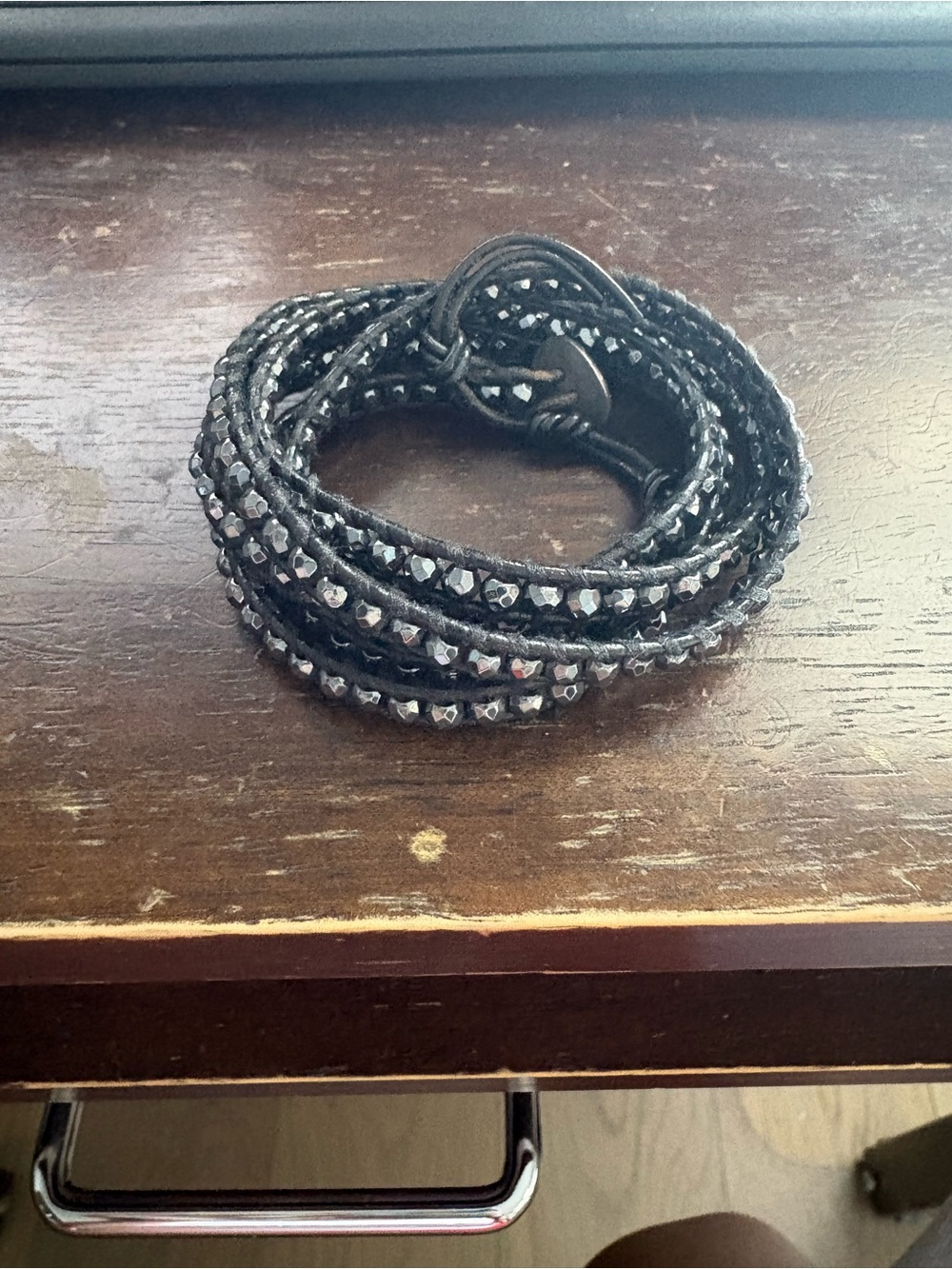 Chan Luu black wrap bracelet